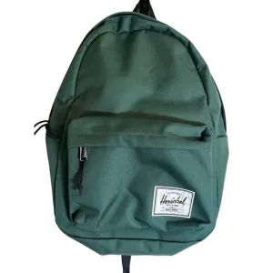 Herschel Backpack Kid Green Classic School Preppy Eco System Fabric Book Bag