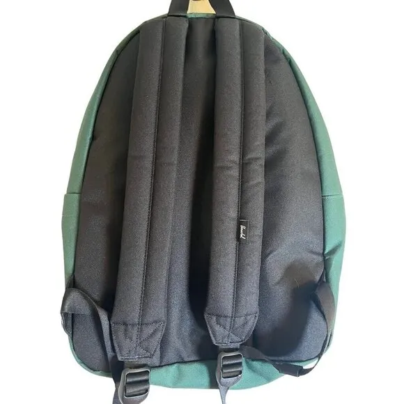 Herschel Backpack Kid Green Classic School Preppy Eco System Fabric Book Bag