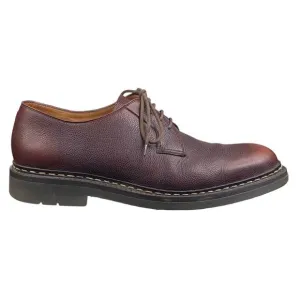 Heschung Mens Derby Brown Leather Lace Up Oxford Size US 8