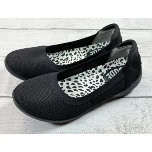 Hey Dude Womens Savannah Slip On Classic Flat Shoe Lightweight Black Size 8