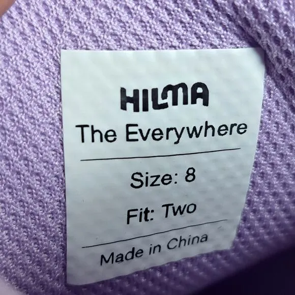 Hilma The Everywhere Fit Two Women's Sz 8 Running Sneakers Purple Rose (VGC)