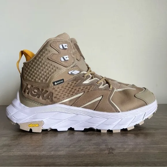 Hoka Anacapa 2 Mid GTX Dune Nubuck Gore-Tex Women's Shoe Size 10 SKU#24202
