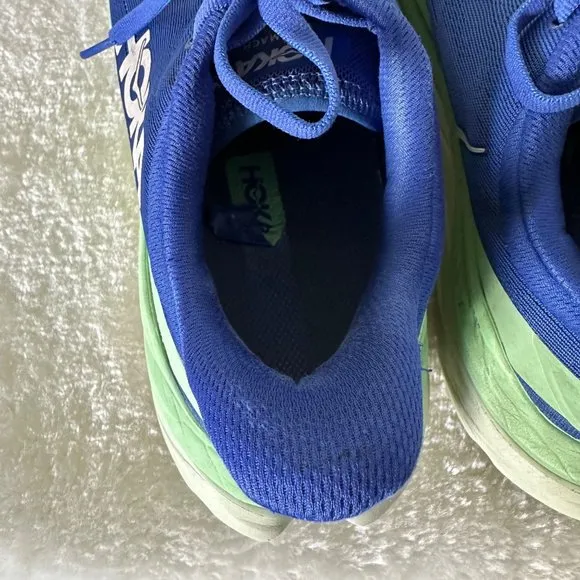 Hoka Men's One Match 4 Runners Shoes Blue Color Sz 11D