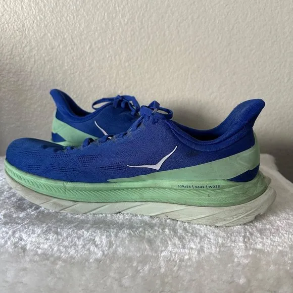 Hoka Men's One Match 4 Runners Shoes Blue Color Sz 11D