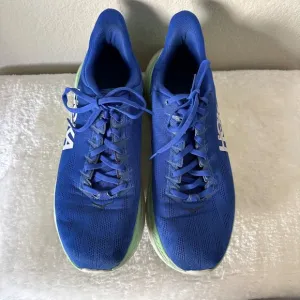 Hoka Men's One Match 4 Runners Shoes Blue Color Sz 11D