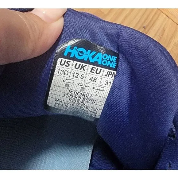 Hoka One Men Bondi 8 Running Shoes 13