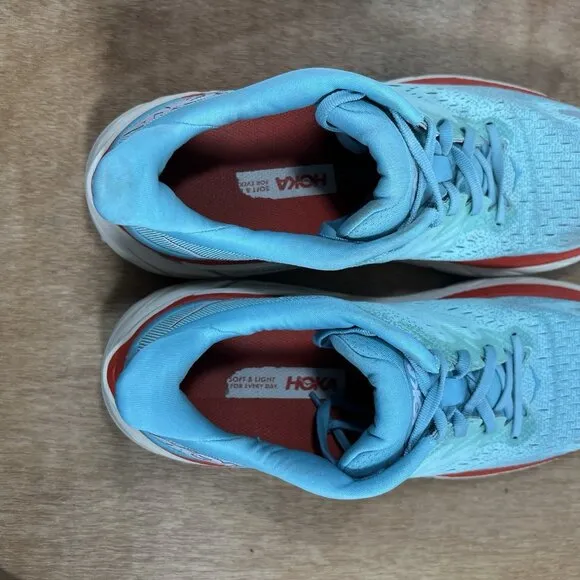 Hoka One One Clifton 8 Women Size 11B Running Shoe Blue