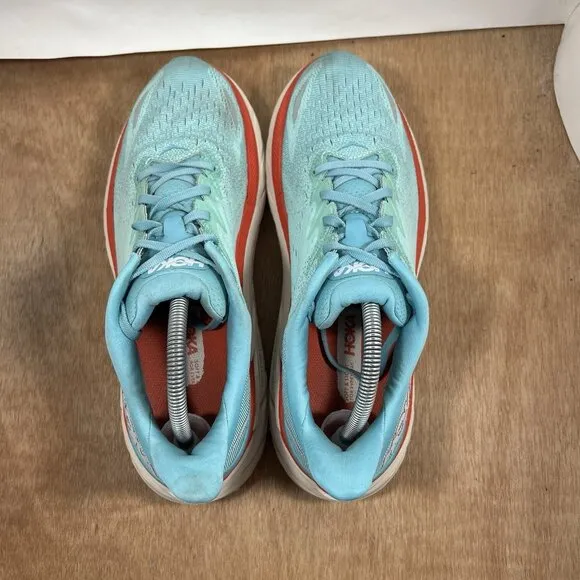 Hoka One One Clifton 8 Women Size 11B Running Shoe Blue