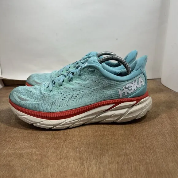 Hoka One One Clifton 8 Women Size 11B Running Shoe Blue
