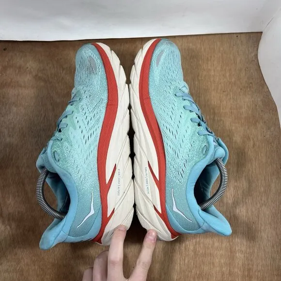 Hoka One One Clifton 8 Women Size 11B Running Shoe Blue