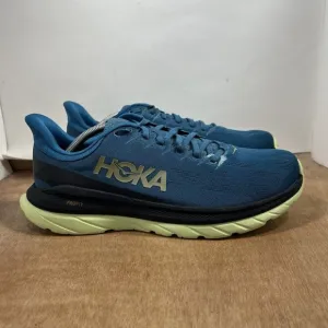 Hoka One One Mach 4 Men Size 12.5 Blue Running Shoes Sneakers