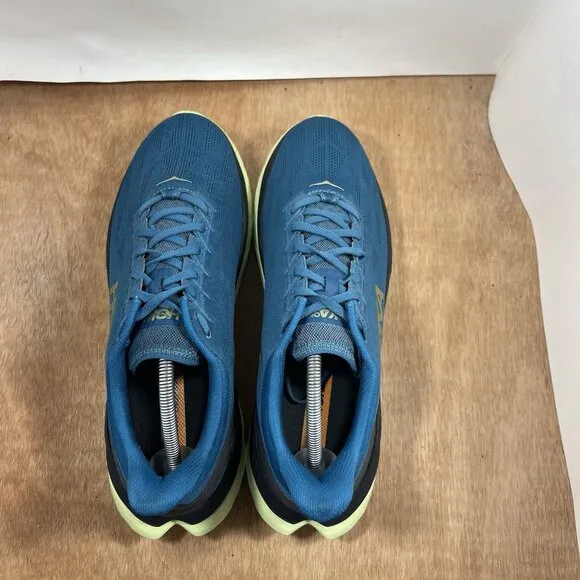 Hoka One One Mach 4 Men Size 12.5 Blue Running Shoes Sneakers