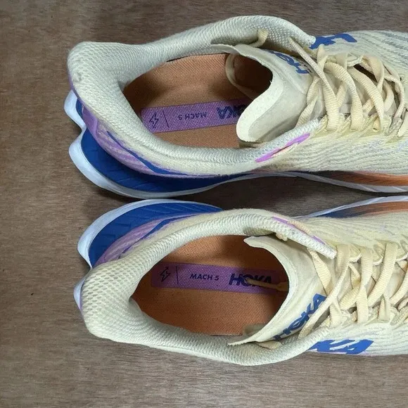 Hoka One One Mach 5 Women's Size 9 Running Shoes Yellow Athletic