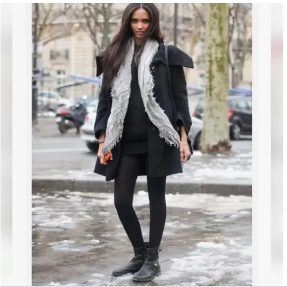 House of Harlow 1960 | Portia | moto | harness |combat | black | leather boots