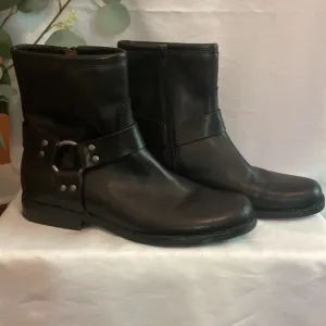 House of Harlow 1960 | Portia | moto | harness |combat | black | leather boots