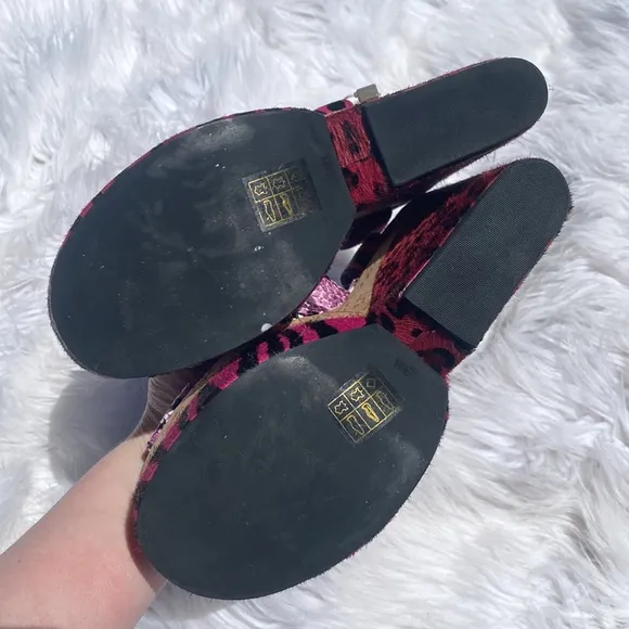 HP🖐️🌙[ Jeffrey Campbell ] Animal Print Cork Wedges