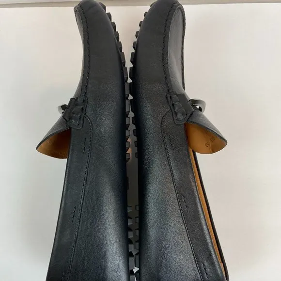 Hugo Boss Black Moccasins Driver  Loafers Soft Leather Sz 10 Like NEW