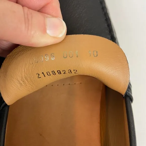 Hugo Boss Black Moccasins Driver  Loafers Soft Leather Sz 10 Like NEW