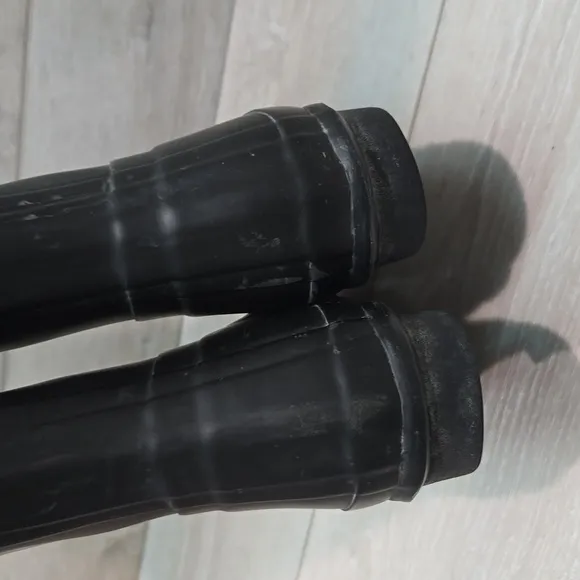 Hunter Women Classic Tall Black boots shoes sz 5