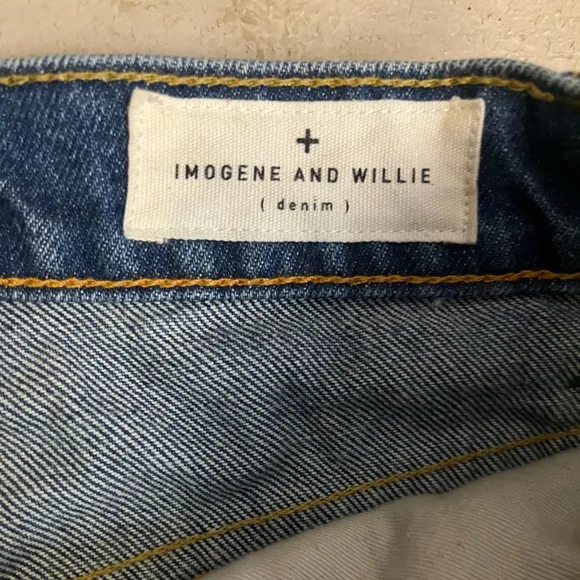 Imogene   Willie Women’s Isabelle High Waisted Straight Leg Jeans- Size 26