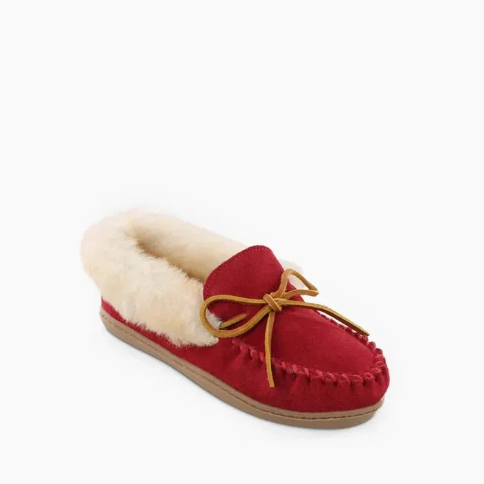 IN SHOP Minnetonka ALPINE SHEEPSKIN MOC for women
