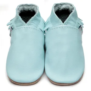 Inch Blue Soft Soles | Baby Pram Shoes | Baby Blue