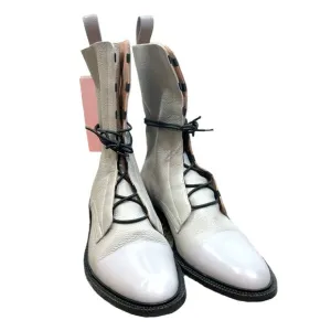 INCH2 Inch Lace Up Boots Gray Size 42