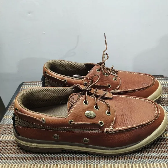 Irish Setter Angler Men's Brown Leather Boat Shoes Men's Size 11