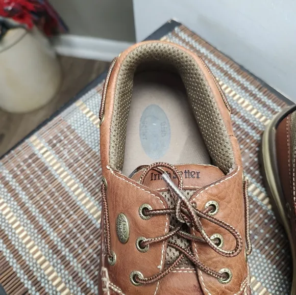 Irish Setter Angler Men's Brown Leather Boat Shoes Men's Size 11