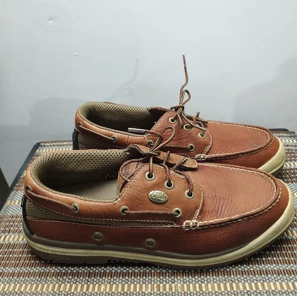 Irish Setter Angler Men's Brown Leather Boat Shoes Men's Size 11