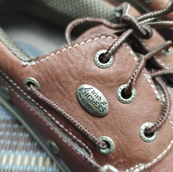 Irish Setter Angler Men's Brown Leather Boat Shoes Men's Size 11
