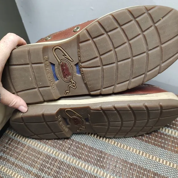 Irish Setter Angler Men's Brown Leather Boat Shoes Men's Size 11