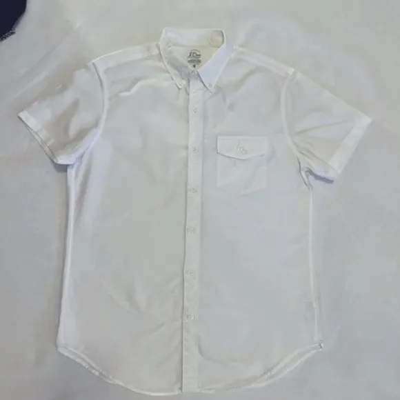 J Crew  Medium Lightweight Oxford Short Sleeve w/Pocket Detail​​​​​​​​​​​​​​​​​