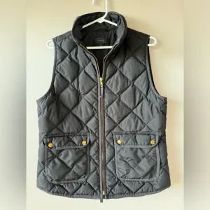 J Crew Women’s Quilted Lightweight Puffer Vest Size‎ Medium