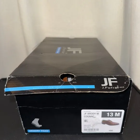 J Ferrar Brown/Cognac Oxford shoes NWT 13
