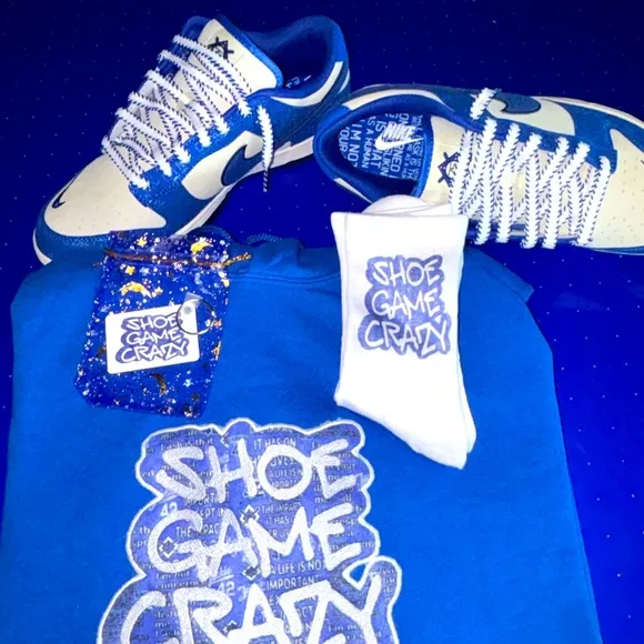 Jackie  Robinson dunk style glow hoodie set