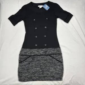 J'aime la Vie Paris Women's Black PenciDress Made in France 65% Viscose Sz M