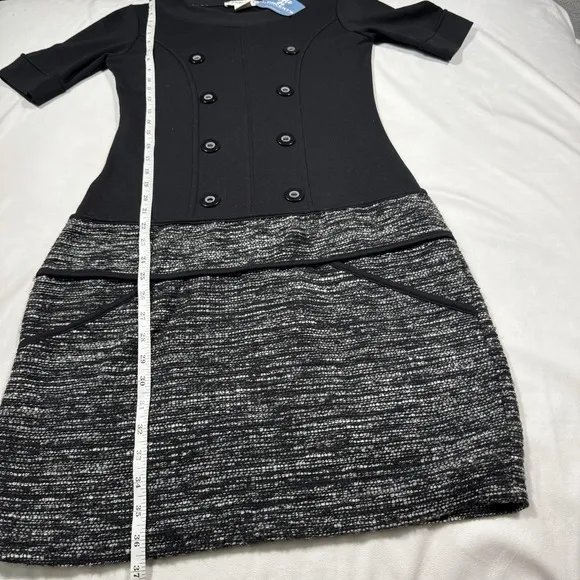 J'aime la Vie Paris Women's Black PenciDress Made in France 65% Viscose Sz M
