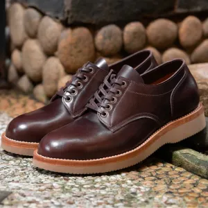 JakRabbits Oxford/Derby Shoe in Dark Brown Pull Up Leather