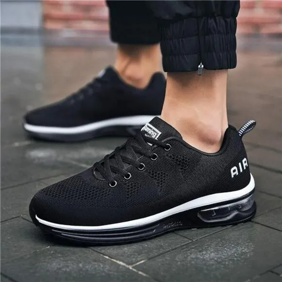 JARLIF Mens Running Shoes Lightweight Air Cushion Gym Sneakers Size 6.5 to 12