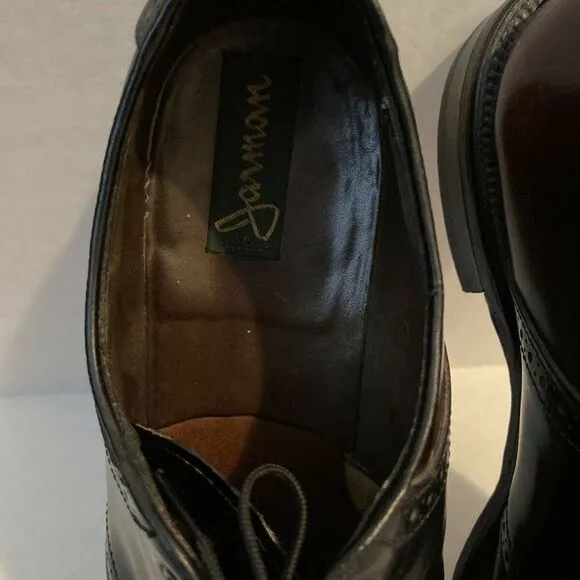 Jarman Two Tone Leather Oxford Dress Shoes 10.5D
