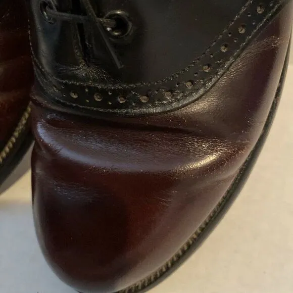 Jarman Two Tone Leather Oxford Dress Shoes 10.5D