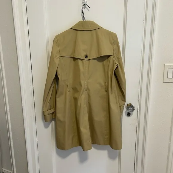Jcrew collection classic Tan Double-Breasted Trench Coat