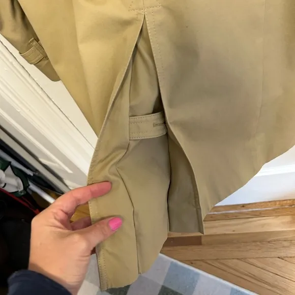 Jcrew collection classic Tan Double-Breasted Trench Coat