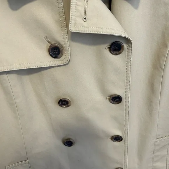 Jcrew collection classic Tan Double-Breasted Trench Coat
