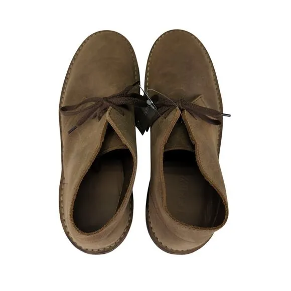 J.Crew MacAlister Boots Leather AQ227 Brown Chukka Men's Size 10 Ankle Lace-up