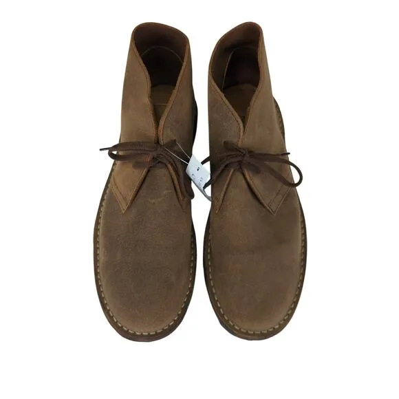 J.Crew MacAlister Boots Leather AQ227 Brown Chukka Men's Size 10 Ankle Lace-up
