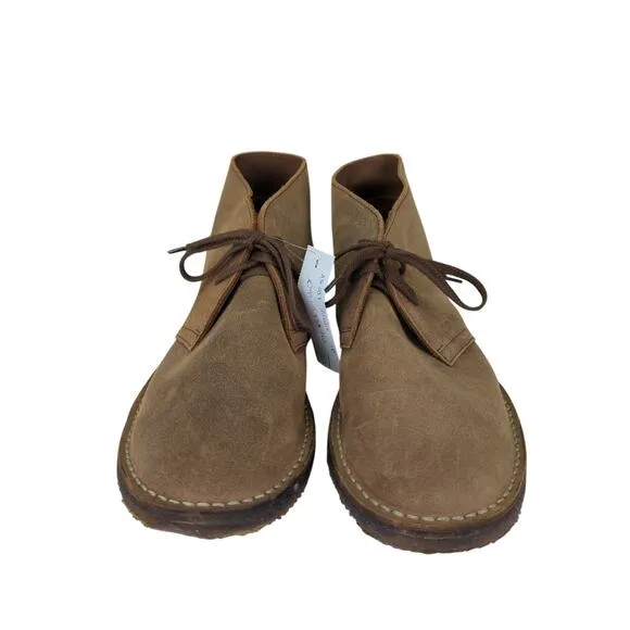 J.Crew MacAlister Boots Leather AQ227 Brown Chukka Men's Size 10 Ankle Lace-up