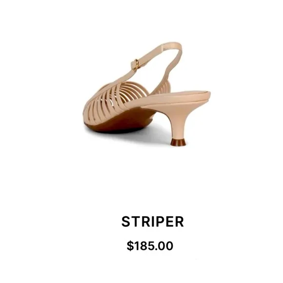 Jeffrey Campbell Beige Strappy Flats