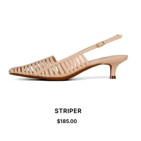 Jeffrey Campbell Beige Strappy Flats